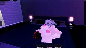 futa chills intimately with schoolgirl right in her home