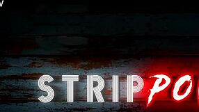 busty blonde milf strips teasing her big ass and natural tits shaking wildly