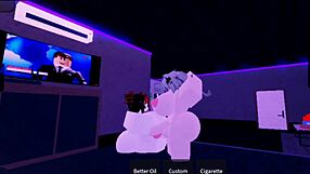 futa chills intimately with schoolgirl right in her home