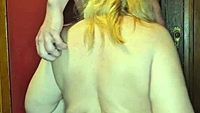 Preggo milf delivers sloppy full blowjob ending in hot facial cum blast