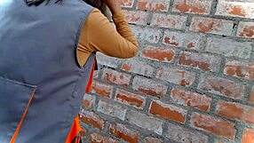 argentine engineer nataly bends over for doggystyle sex on construction site with her cute latina ass