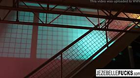 Jezebelle Bond's Big Tits Spill Out as She Teases Pussy in Lingerie