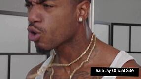 yo sara jay's huge tits bounce wild riding mazee's monster cock to orgasm