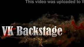 DP Lissa Bon Gapes Ass Pussy Double Penetration Uncensored Backstage!