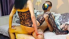 wow classy milf rides monster cock in homemade assfucking!