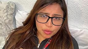 Colombian milf masturbates lactating tits in dirty joi game till creamy creampie cum