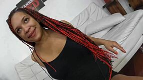 Lua Baiana's First Time Brazilian Amateur Bareback Blowjob Behind the Scenes Interracial Action
