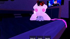 futa chills intimately with schoolgirl right in her home