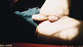 Bad Wolf28 Gives Sensual Handjob to Muscular Bodybuilder's Monster Cock at Outdoor Sunset
