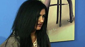 british cfnm femdom makes tattooed sub suck cock at work