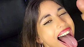 i suck my boss's cock so hard cum blasts my face