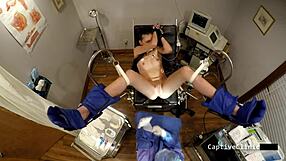 Behind scenes doctor deceives patient aria rose with humiliating nurse exam