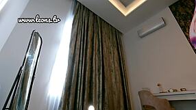 hot tall skinny greta's sexy lingerie try on turns erotic in porn casting