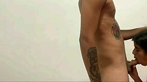 hey, check out this colombian college girl's messy deepthroat and spit play with old guy