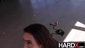 hardx pounds gorgeous freya parker's holes with massive cock everywhere