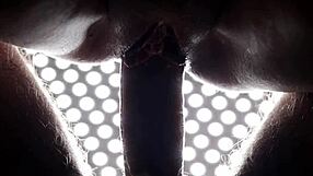 Watch this close-up penetration of juicy young pussy up close