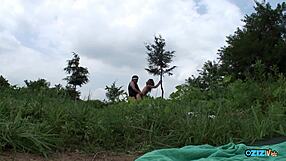 Young Puffy Tits Teen Bent Over for Hard Doggystyle Cum in Middle of Nowhere!