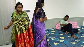 BISEXUAL STEPMOMS FUCK BIG TITS STEPSISTER IN FFM THREESOME!