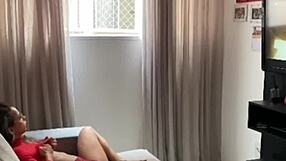 i'm hotwife flashing wet pussy to neighbor from building window