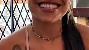 petite latina teen gives sloppy deepthroat rimjob pov till cum in mouth