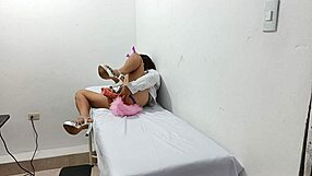 my heart races as doctor fox tail fucks herself deep with dildo