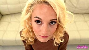 First-timer sadie gasps tylers thick rod stretching her tight slit wide open