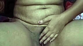 wife dances teasingly then fingers pussy while husband watches homemade teen show