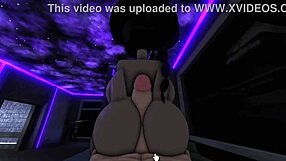 Busty Slut Begs Hard Fuck and Creampie Ride in Roblox