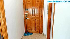 Delivery Guy Face Fucks Petite Latina Student And Swallows Cum