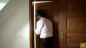 old daddy finally fucks cute teen first time