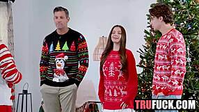 xmas family creampies shock with parker ambrose