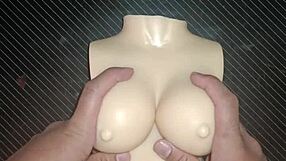 Dolly Begs for Anal Pounding While Squeezing Small Tits