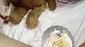 ever seen a kinky 18yo virgin stepsis rub creamy cake on her dripping pussy lips instead of college?