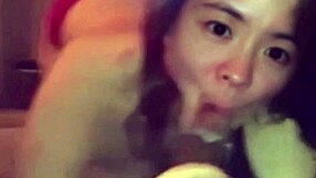 Asian housewife Yayoi M hangs with her dope dealer