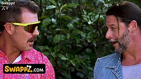 stepdad's day turns into wild family fuck swap orgy