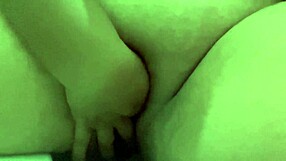 Enticing Girl Fingers Pussy to Shaking Orgasm in Motel Bathroom