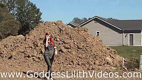 goddess lilith's dirty barefoot feet dominate pov fetish!