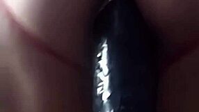 My boyfriend hates my big ass dildo play but hope you guys love watching me fuck it deep