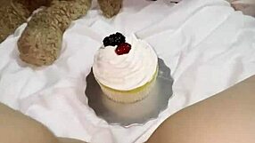 ever seen a kinky 18yo virgin stepsis rub creamy cake on her dripping pussy lips instead of college?