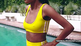 Ashley Aleigh bent over in shower for huge cum splash on ass 💦🚿