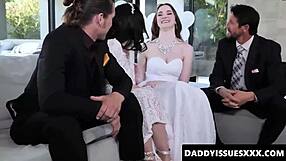 Tommy Gunn and Chris creampie our eager pink pussies pre-wedding!