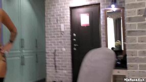 blonde milf mommy bent over doggystyle first time rough dripping wet pussy clothes ripped