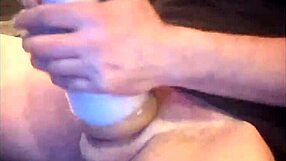 gazzadomm rams fleshlight pussy with dirty daddy talk while flashing mature british toys