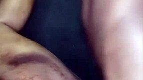 Creamy Ebony Milf's Wet Pussy Banged by Group