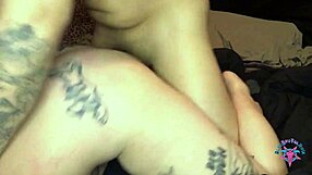 Slutty Tattooed Milf Moonlight Pearl Facesits Sucks Licks Rides Interracial