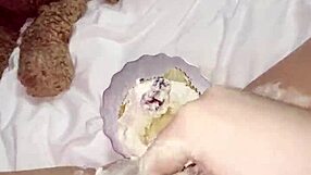 ever seen a kinky 18yo virgin stepsis rub creamy cake on her dripping pussy lips instead of college?