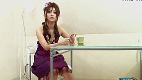 innocent girl teased by cock until she sucks out hot load