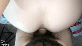 argentina blonde stepsister poses doggy with big assets