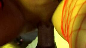 Will Delotta Brown's big natural tits and nipples distract her fuck buddy from quickie pounding?