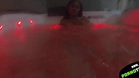 Tight Asian feet tease big cock in homemade footjob session